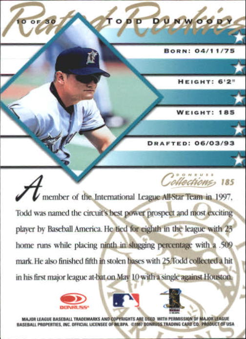 B6692- 1998 Donruss Collections donruss BB 1-205 -You Pick- 15+ FREE US SHIP - Picture 337 of 375