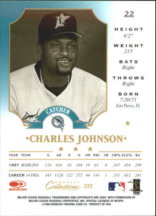 1998 Donruss Collections Baseball "Main Set" Base Cards - Picture 111 of 189