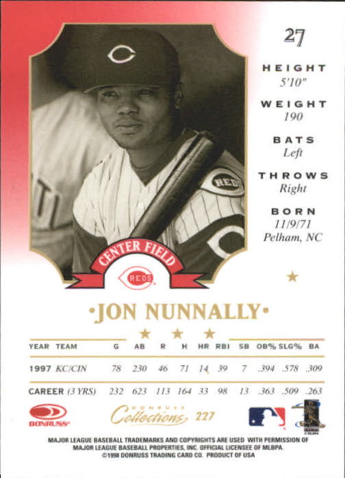 1998 Donruss Collections Baseball "Main Set" Base Cards - Picture 113 of 189