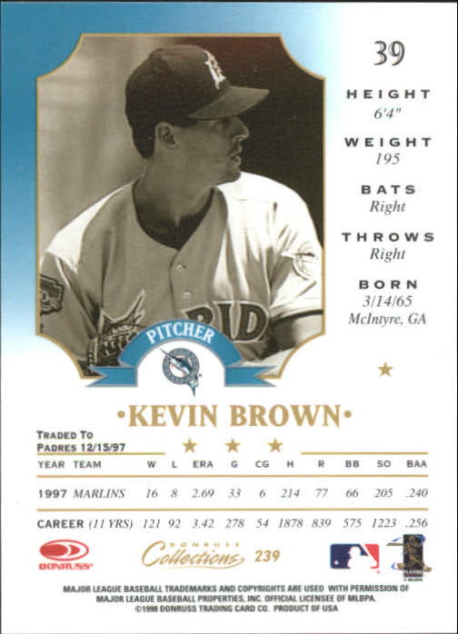 1998 Donruss Collections Baseball "Main Set" Base Cards - Picture 117 of 189