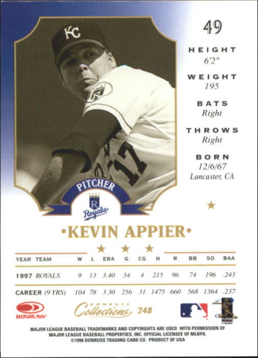 1998 Donruss Collections Baseball "Main Set" Base Cards - Picture 121 of 189