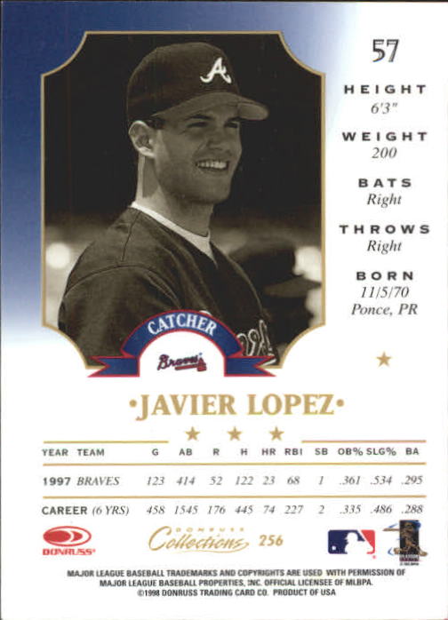 1998 Donruss Collections Baseball "Main Set" Base Cards - Picture 125 of 189