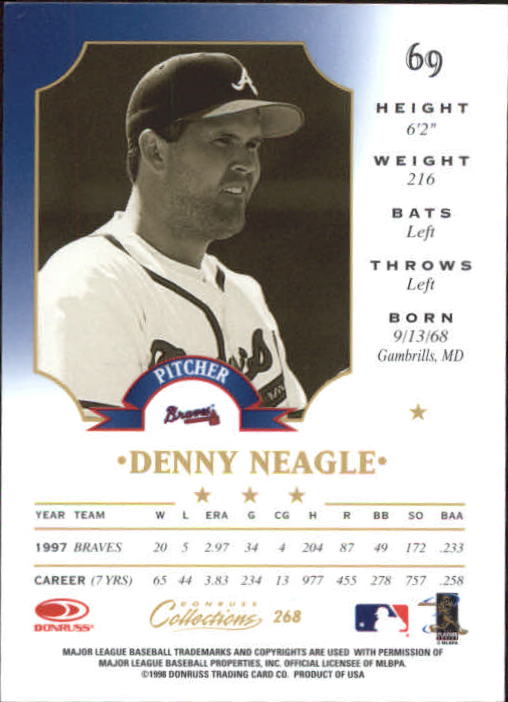 1998 Donruss Collections Baseball "Main Set" Base Cards - Picture 129 of 189