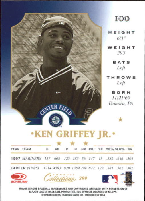 1998 Donruss Collections Baseball "Main Set" Base Cards - Picture 141 of 189