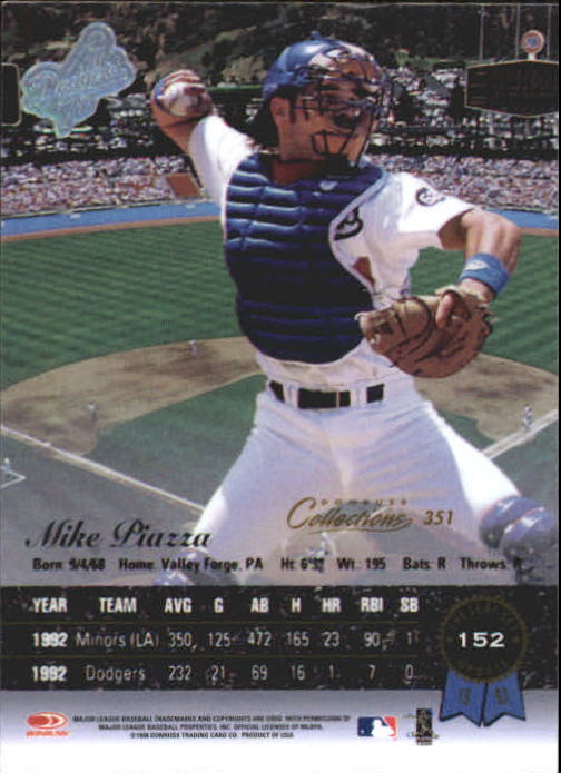 1998 Donruss Collections Baseball "Main Set" Base Cards - Picture 159 of 189