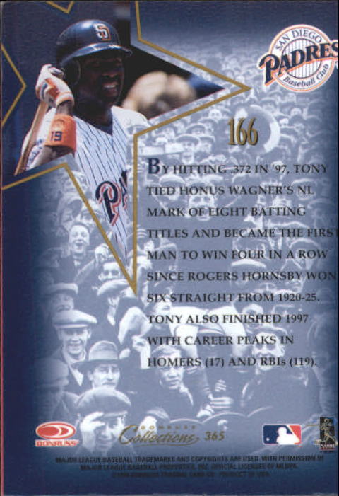 1998 Donruss Collections Baseball "Main Set" Base Cards - Picture 165 of 189