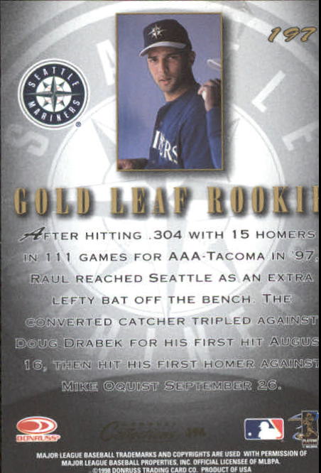 1998 Donruss Collections Baseball "Main Set" Base Cards - Picture 171 of 189