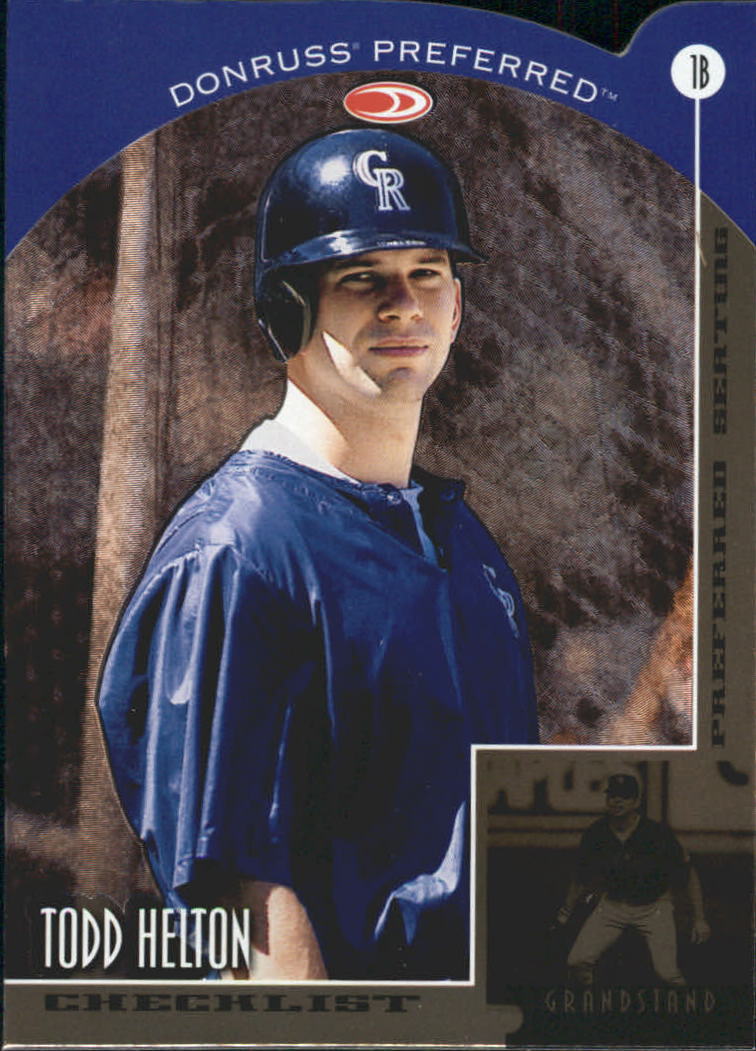 1998 Donruss Preferred Seating #198 Todd Helton CL GS