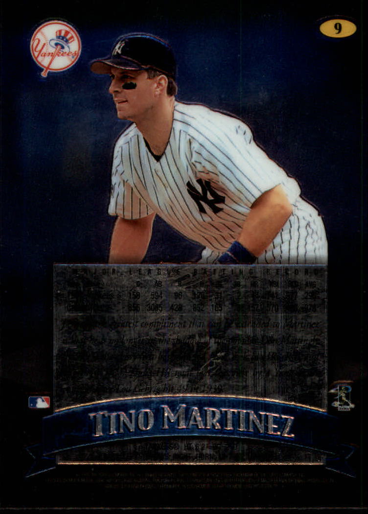 1998 Finest No-Protectors #9 Tino Martinez back image