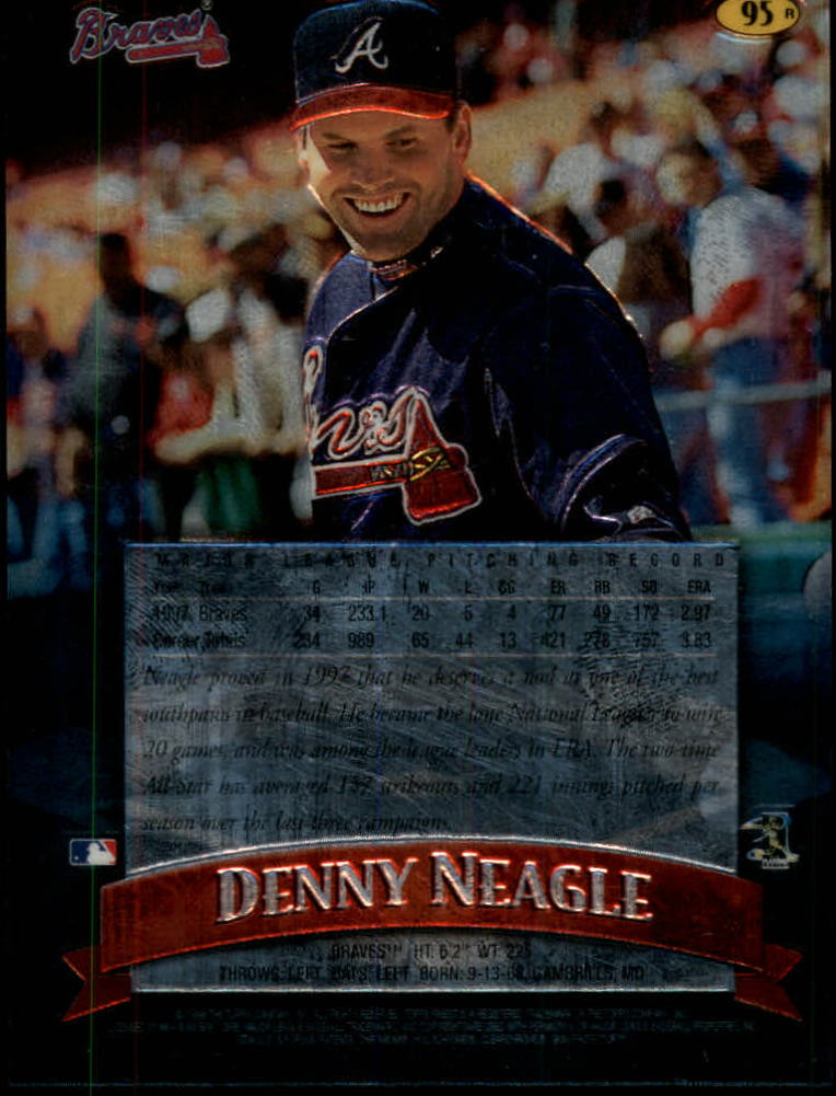 1998 Finest No-Protectors #95 Denny Neagle back image