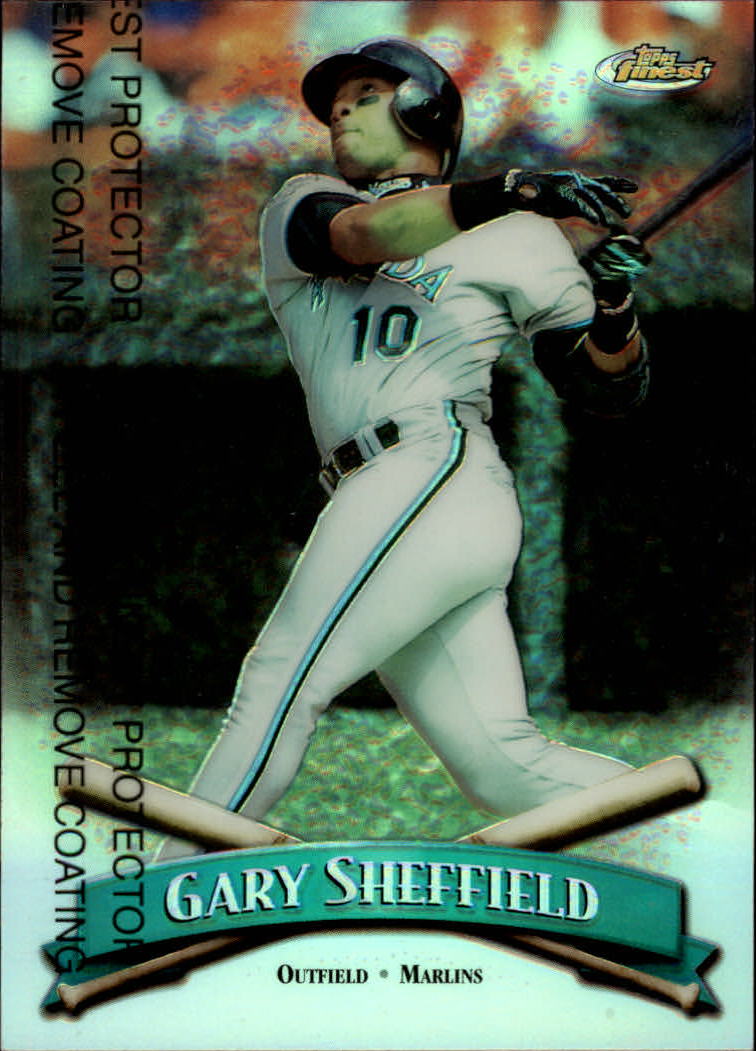 1998 Finest Refractors #25 Gary Sheffield