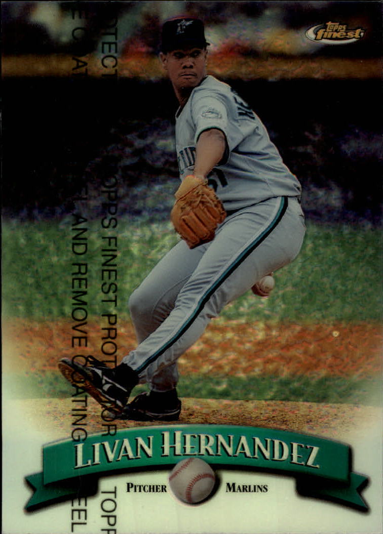 1998 Finest Refractors #131 Livan Hernandez