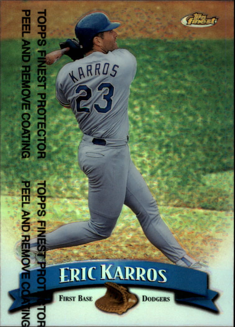 1998 Finest Refractors #195 Eric Karros