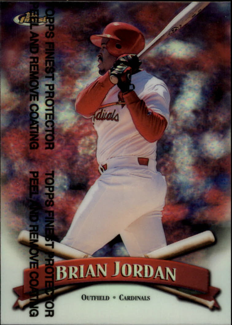 1998 Finest Refractors #256 Brian Jordan