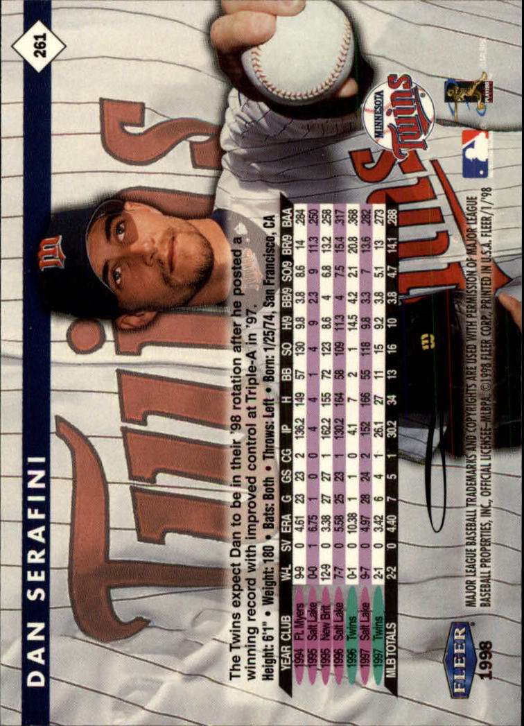 A1232- 1998 Fleer Tradition BB #s 251-500 +Rookies -You Pick- 15+ FREE US SHIP