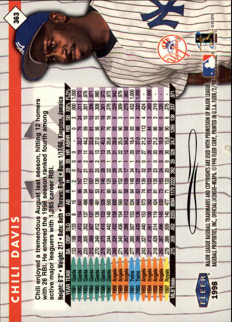 A1232- 1998 Fleer Tradition BB # S 251-500 + Rookies -du Pick- 15 + Gratis US - Bild 203 von 457