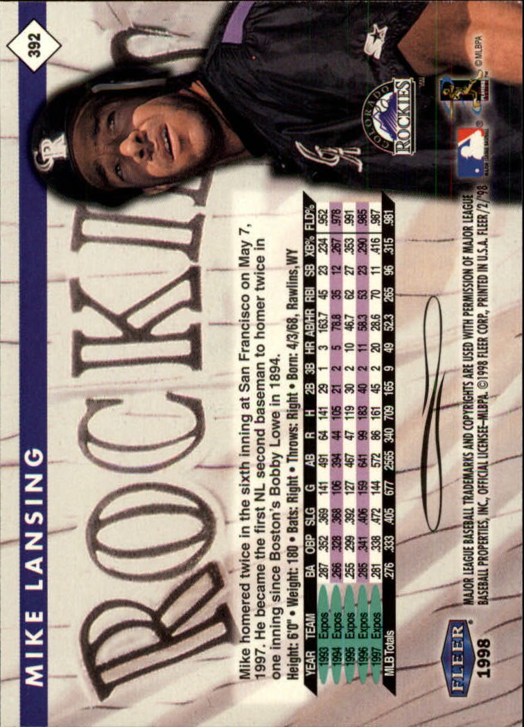 A1232- 1998 Fleer Tradition BB # S 251-500 + Rookies -du Pick- 15 + Gratis US - Bild 257 von 457