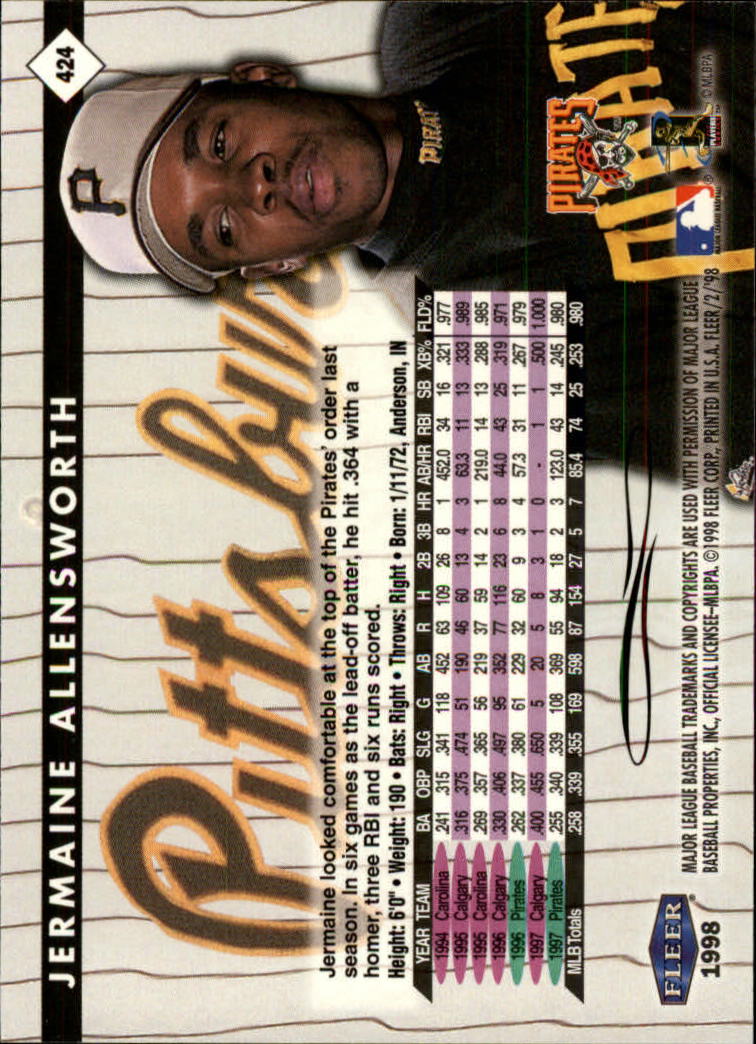 A1232- 1998 Fleer Tradition BB # S 251-500 + Rookies -du Pick- 15 + Gratis US - Bild 313 von 457