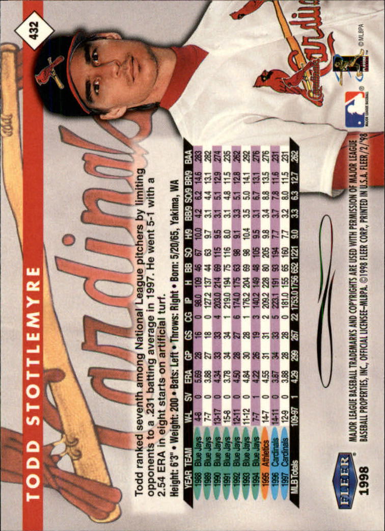 A1232- 1998 Fleer Tradition BB # S 251-500 + Rookies -du Pick- 15 + Gratis US - Bild 327 von 457
