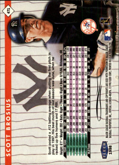 A1232- 1998 Fleer Tradition BB # S 251-500 + Rookies -du Pick- 15 + Gratis US - Bild 401 von 457
