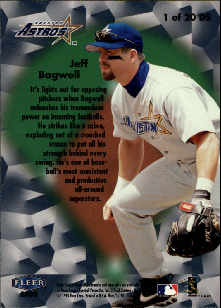 1998 Fleer Tradition Baseball "Diamond Standouts" Insert Cards