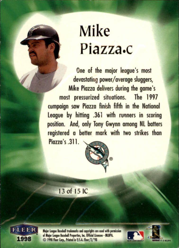1997 TOPPS CHROME MIKE PIAZZA NM-MT8