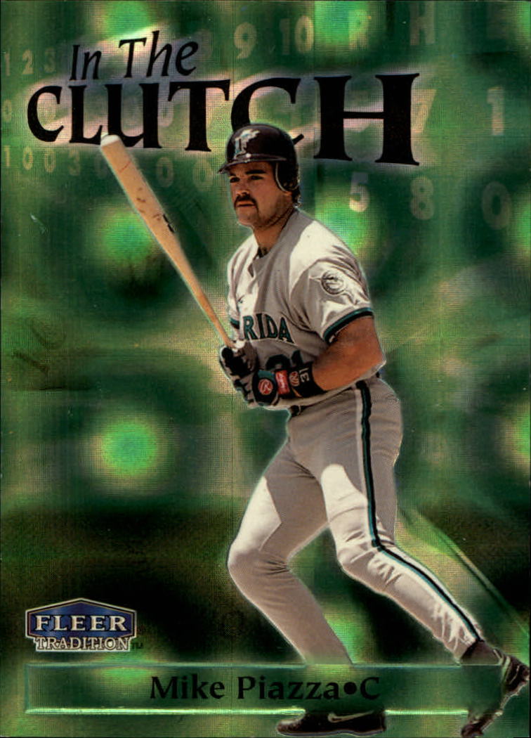 1998 Fleer Tradition In The Clutch #IC13 Mike Piazza