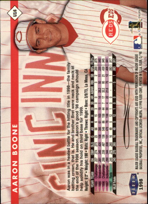 1998 Fleer Tradition Update Baseball "Main Set" Base Cards - Picture 33 of 199