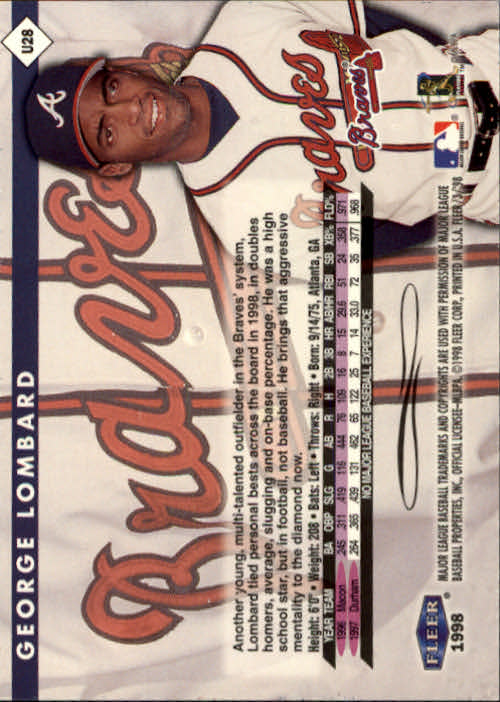 1998 Fleer Tradition Update Baseball "Main Set" Base Cards - Picture 57 of 199