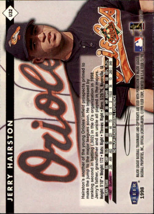 1998 Fleer Tradition Update Baseball "Main Set" Base Cards - Picture 65 of 199