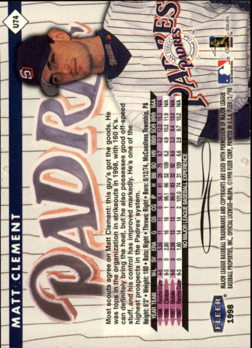 1998 Fleer Tradition Update Baseball "Main Set" Base Cards - Picture 147 of 199