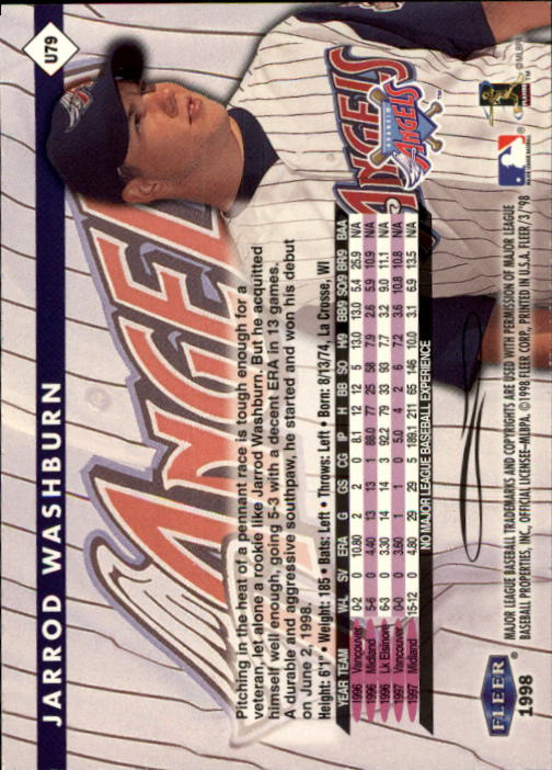 1998 Fleer Tradition Update Baseball "Main Set" Base Cards - Picture 157 of 199