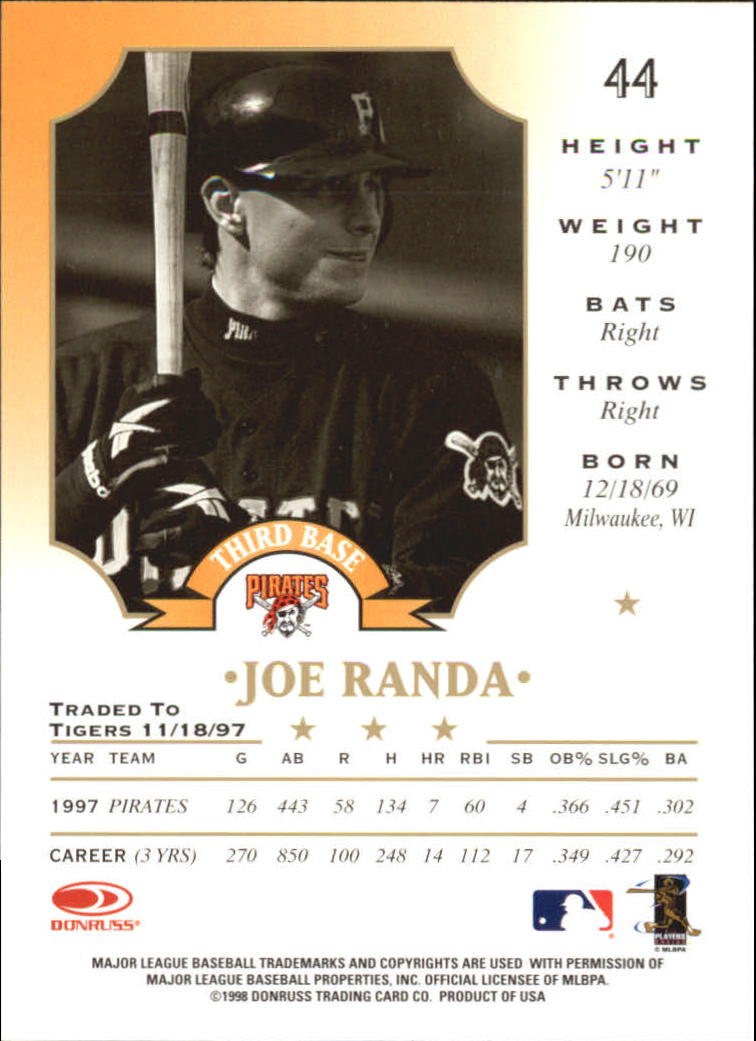 B2542- 1998 Blatt Baseball Card # S 1-201 + Rookies -du Pick- 15 + Gratis US - Bild 75 von 298