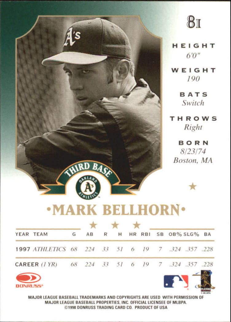 B2542- 1998 Blatt Baseball Card # S 1-201 + Rookies -du Pick- 15 + Gratis US - Bild 143 von 298