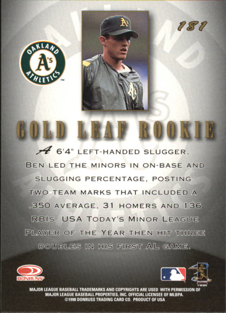B2542- 1998 Blatt Baseball Card # S 1-201 + Rookies -du Pick- 15 + Gratis US - Bild 280 von 298