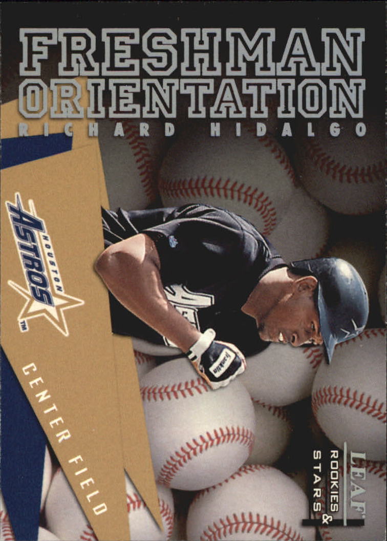 1998 Leaf Rookies and Stars Freshman Orientation #9 Richard Hidalgo