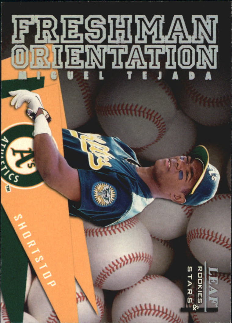 1998 Leaf Rookies and Stars Freshman Orientation #10 Miguel Tejada