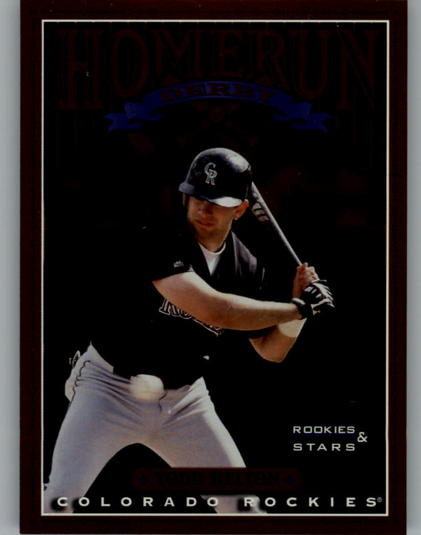 1998 Leaf Rookies and Stars Home Run Derby #10 Todd Helton