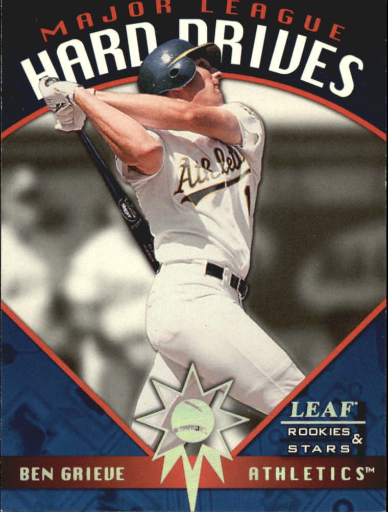 1998 Leaf Rookies and Stars Major League Hard Drives #13 Ben Grieve