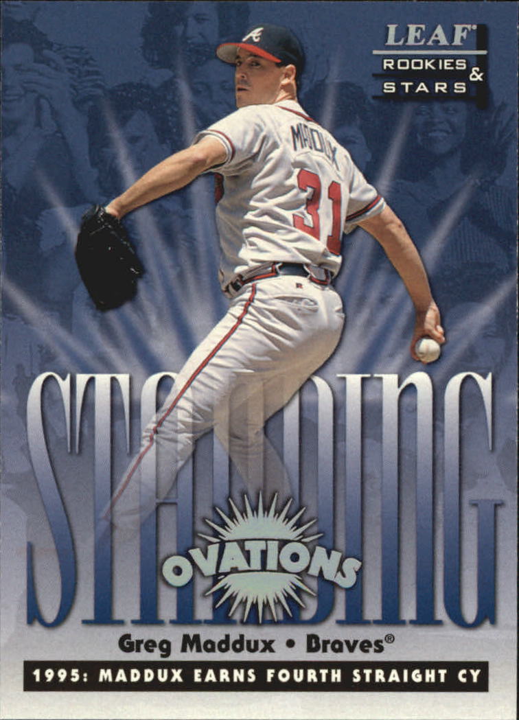1998 Leaf Rookies and Stars Standing Ovations #7 Greg Maddux