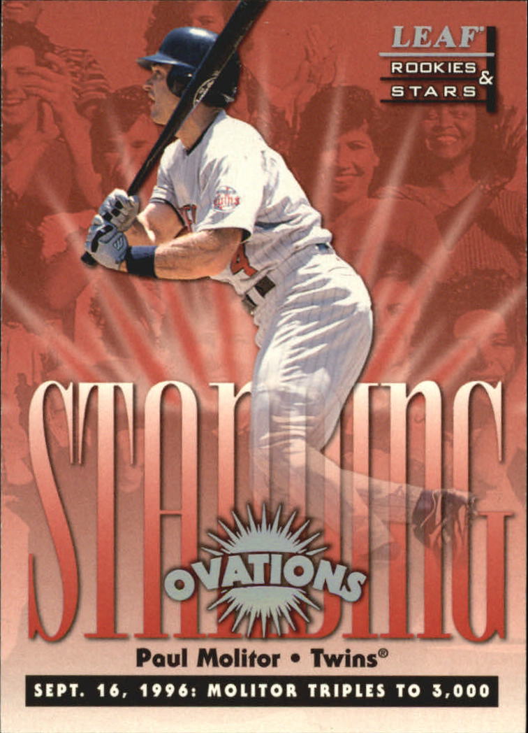 1998 Leaf Rookies and Stars Standing Ovations #9 Paul Molitor