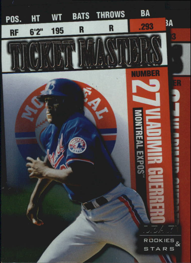 1998 Leaf Rookies and Stars Ticket Masters #10 V.Guerrero/B.Fullmer