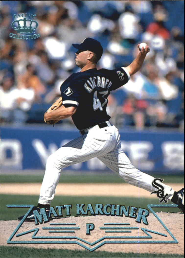 1998 Pacific Platinum Blue #58 Matt Karchner