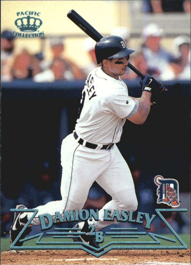 1998 Pacific Platinum Blue #87 Damion Easley