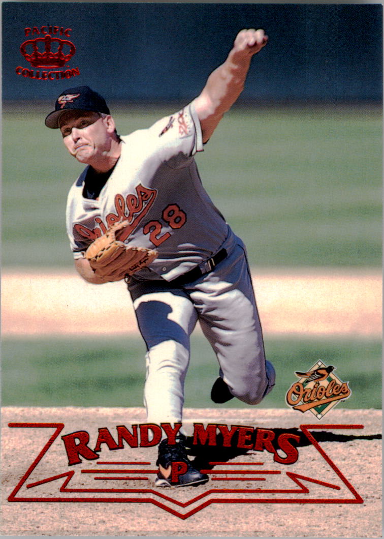 1998 Pacific Red Threatt #29 Randy Myers