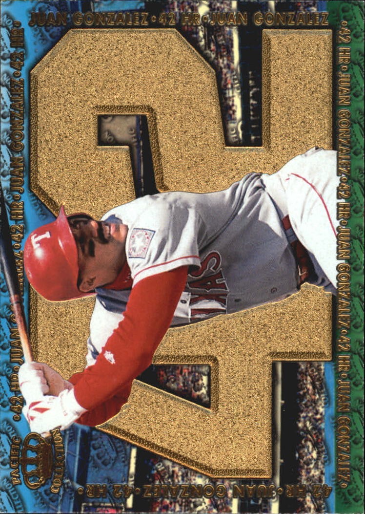 1998 Pacific Home Run Hitters #20 Juan Gonzalez