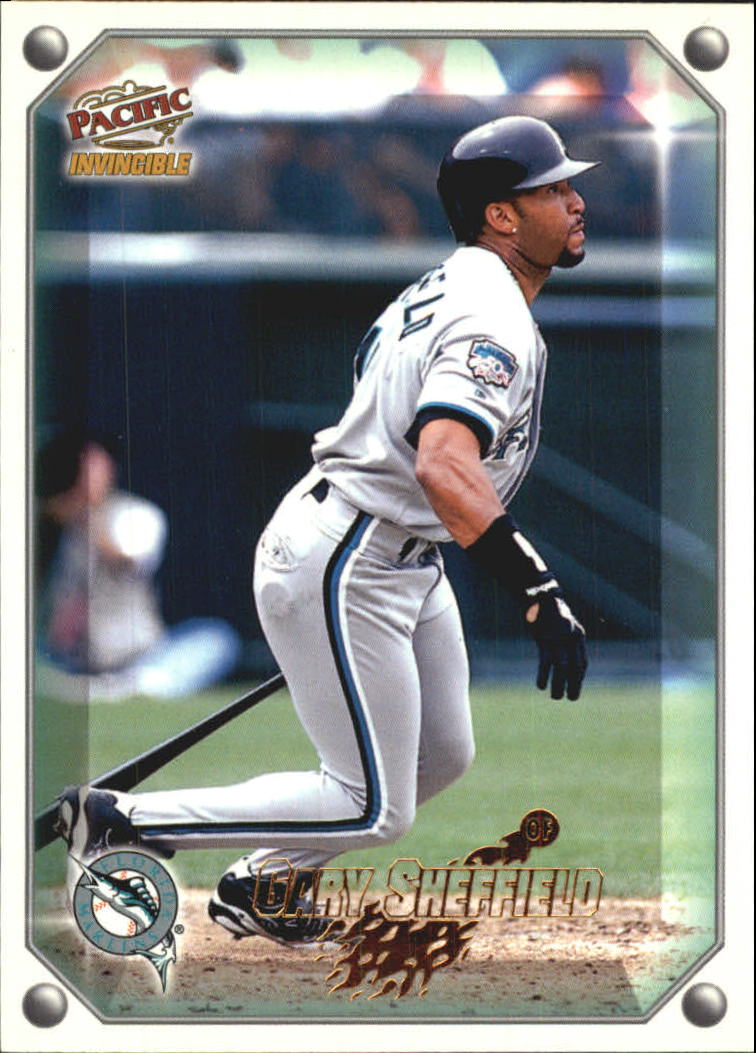 1998 Pacific Invincible Gems of the Diamond #159 Gary Sheffield