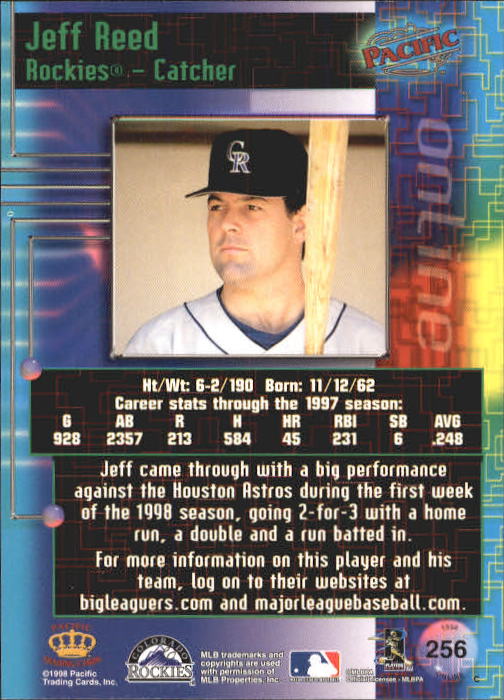 A2778- 1998 Pacific Online Baseball Cards 244-490 -You Pick- 15+ FREE US SHIP - Picture 27 of 394