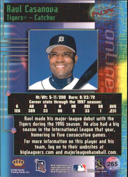 A2778- 1998 Pacific Online Baseball Cards 244-490 -You Pick- 15+ FREE US SHIP - Picture 42 of 394