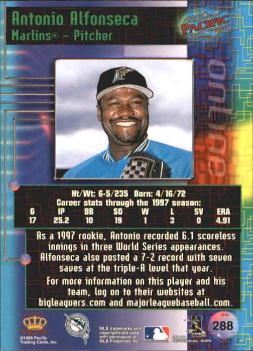 A2778- 1998 Pacific Online Baseball Cards 244-490 -You Pick- 15+ FREE US SHIP - Picture 82 of 394